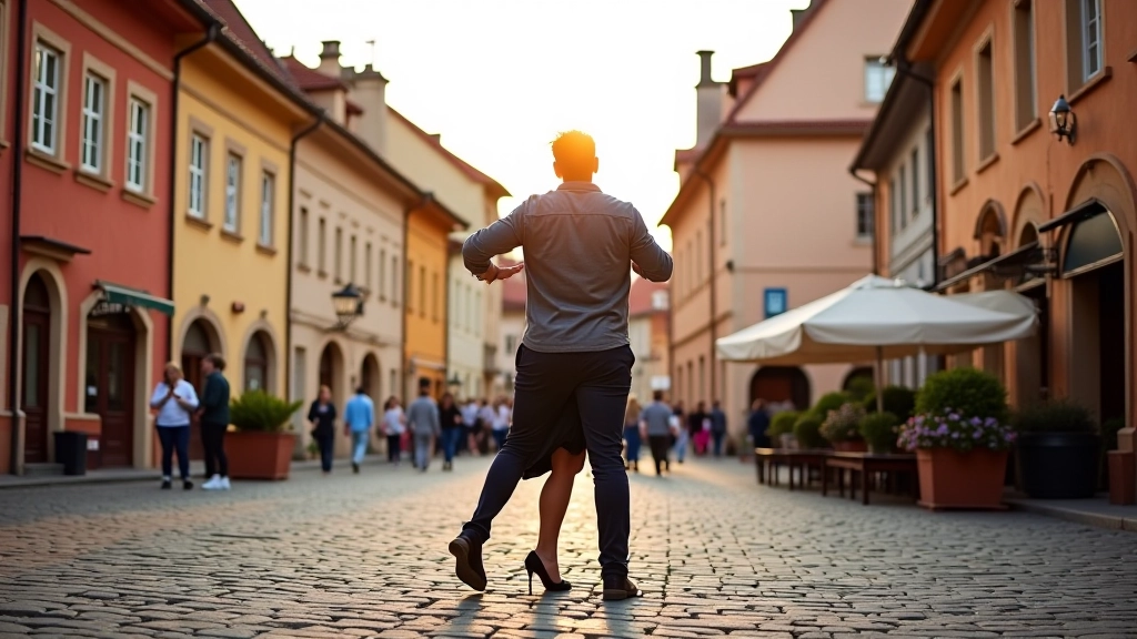 Malá historická náměstí v Českém Krumlově s tradičními budovami a nádhernými architektonickými detaily